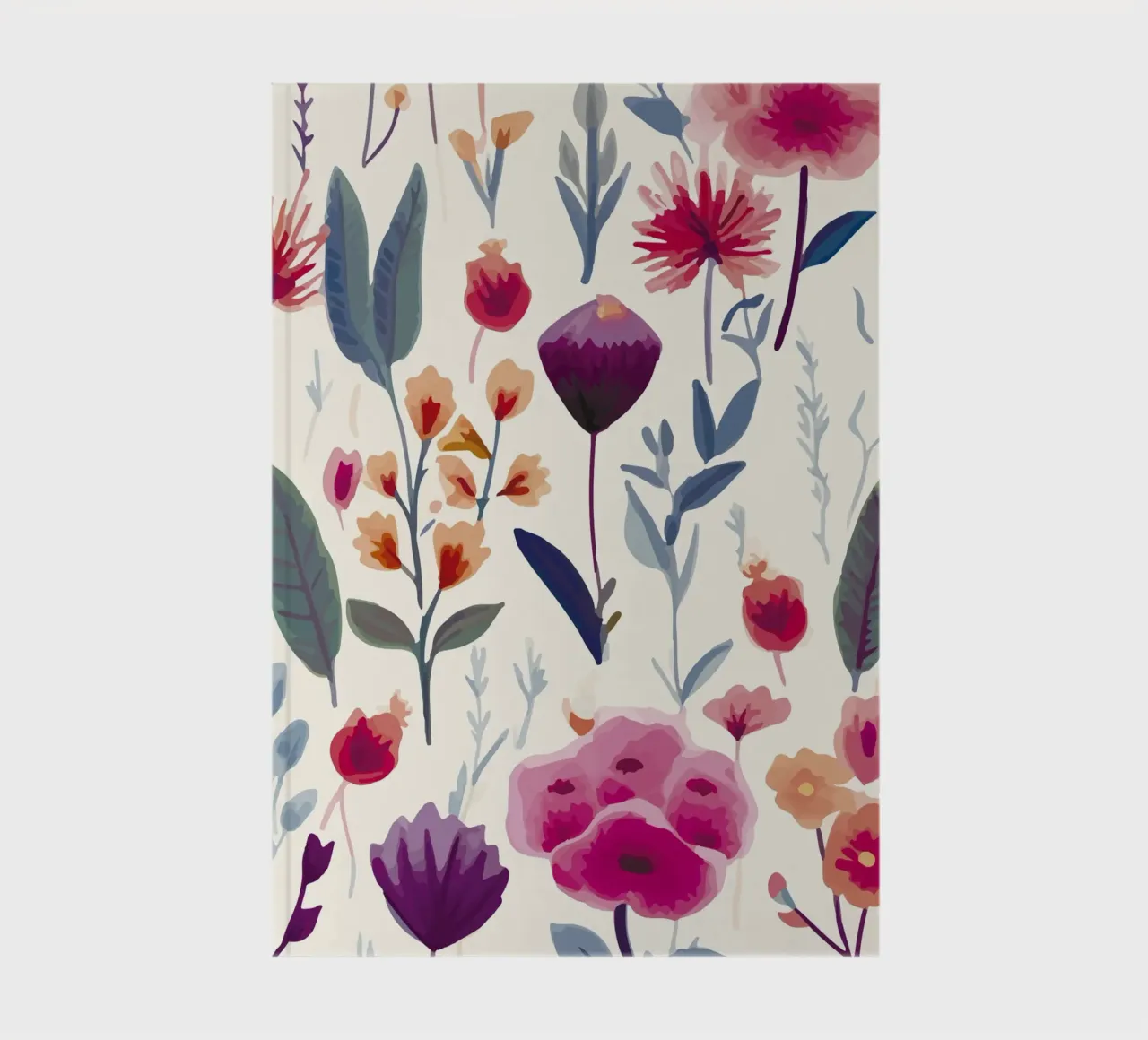 Flower pattern notebook by The joy of home