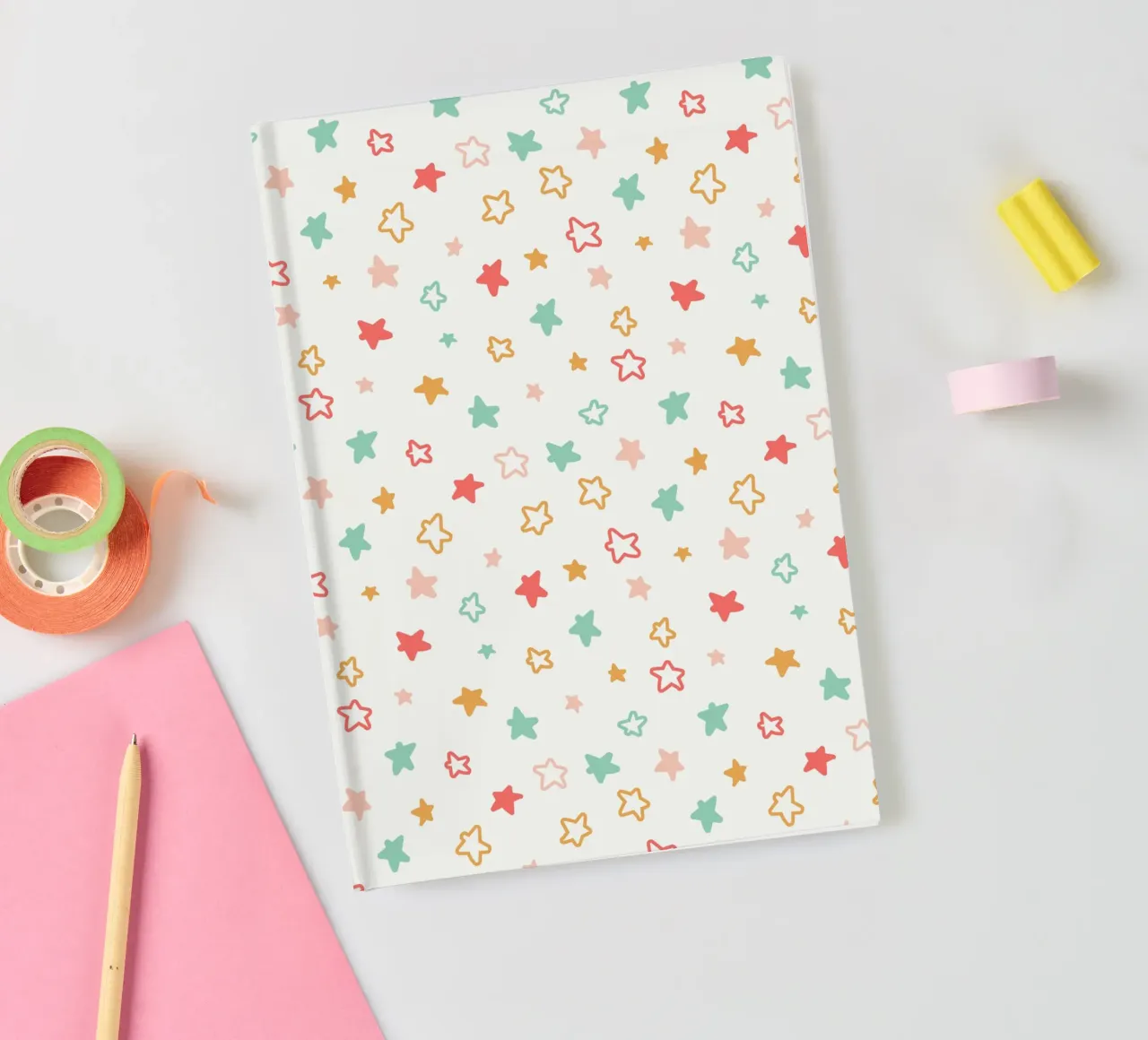 Multicolor children's pattern notebook by The joy of home