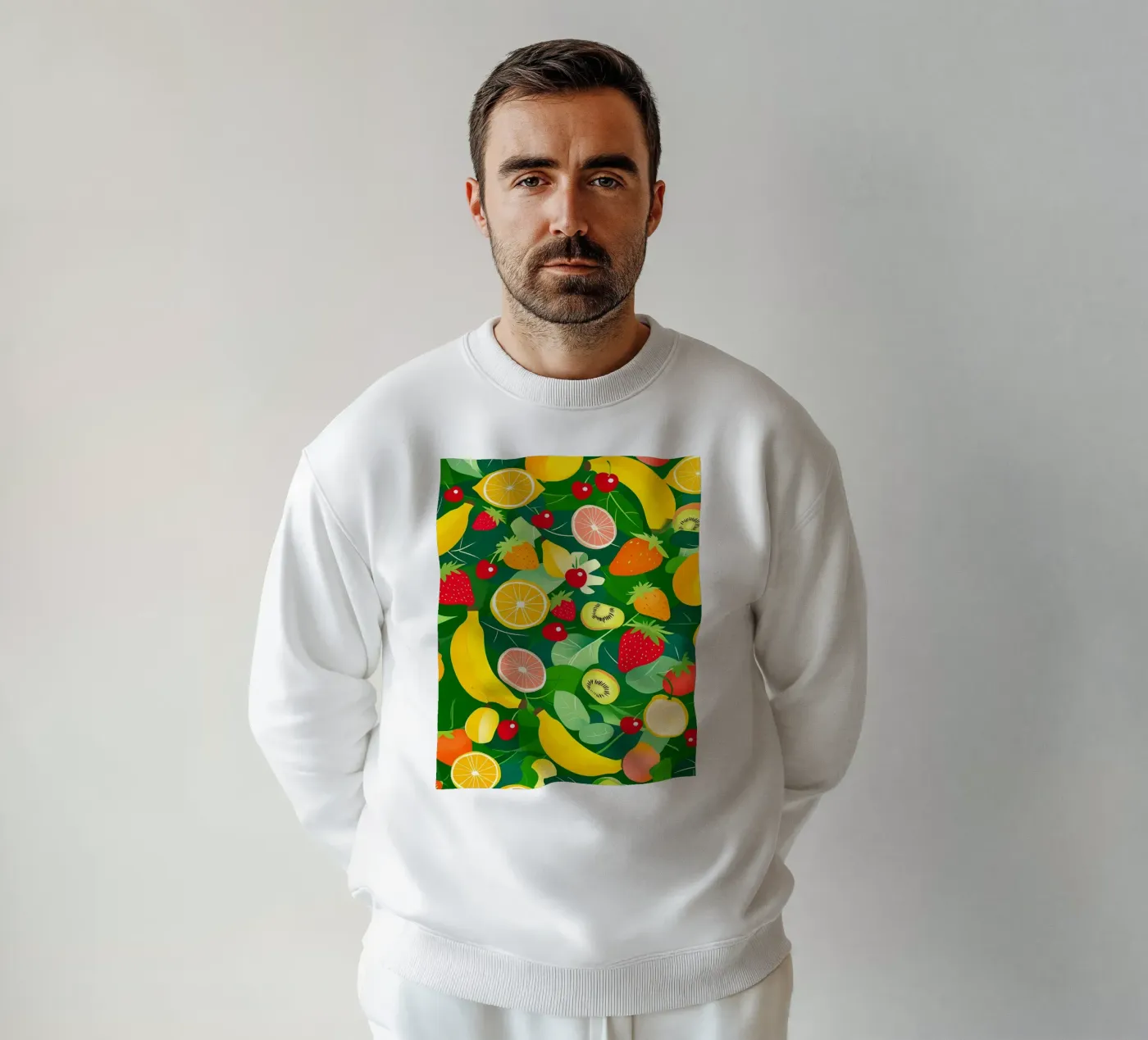 Fruit Pattern sweatshirt van PosterByFly