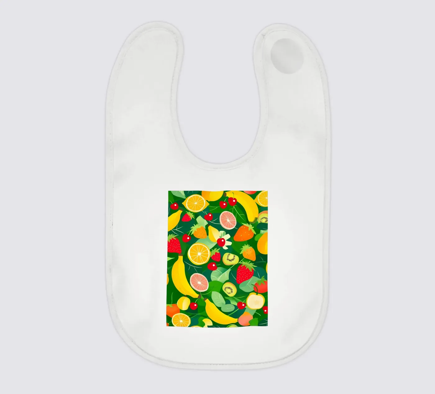 Fruit Pattern baby slabbetje van PosterByFly