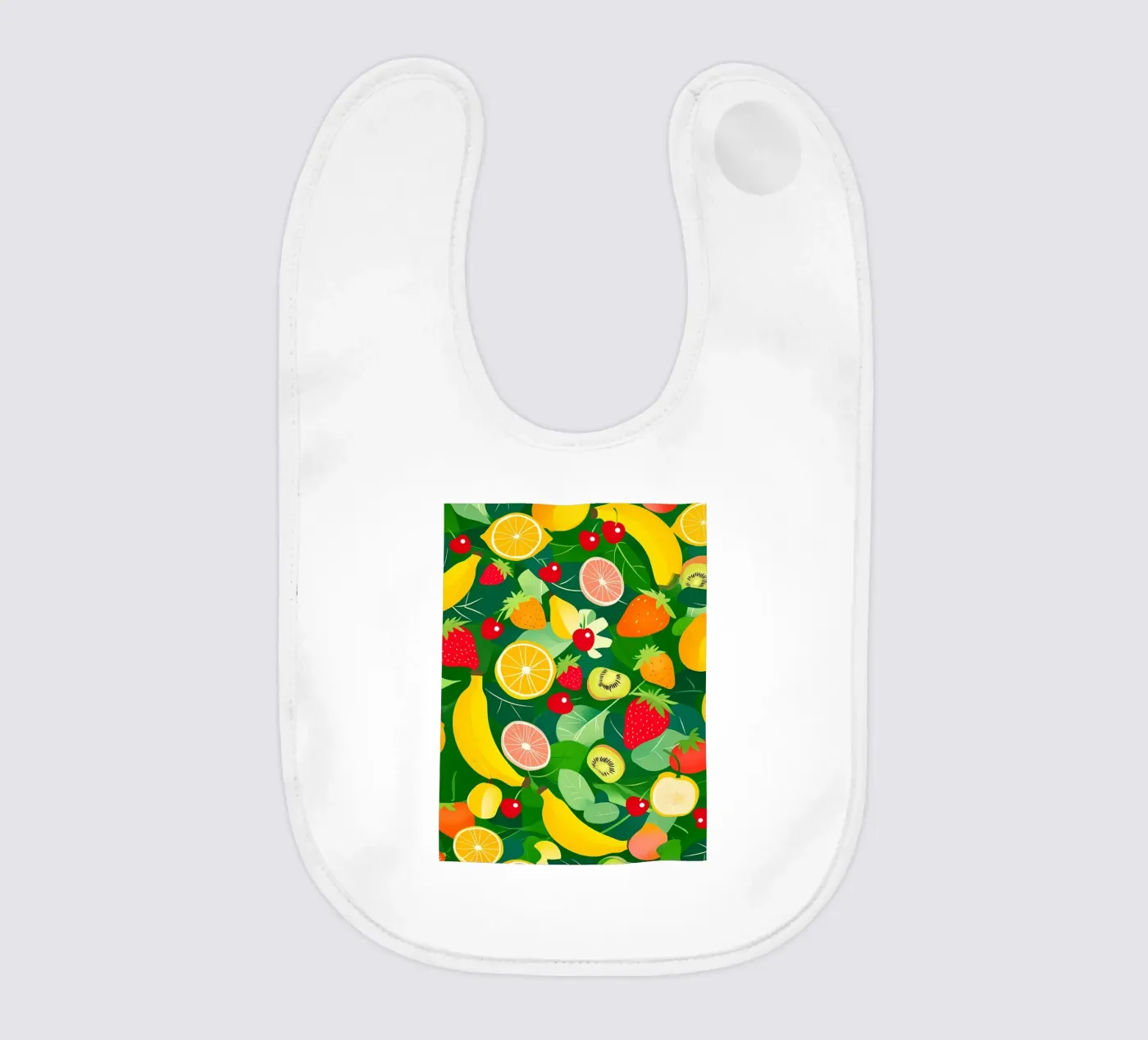 Fruit Pattern baby slabbetje van PosterByFly