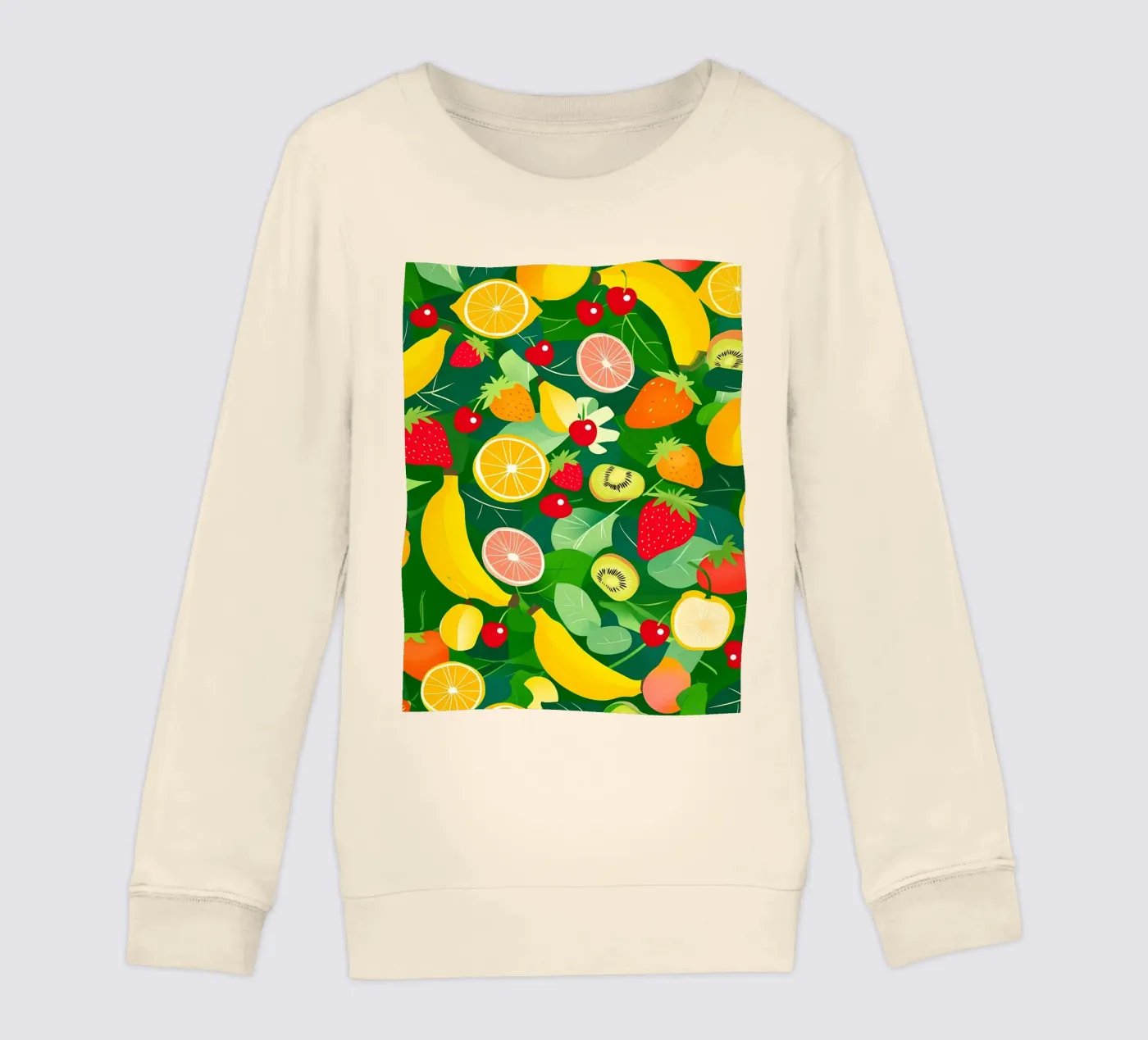 Fruit Pattern kinder sweatshirt van PosterByFly