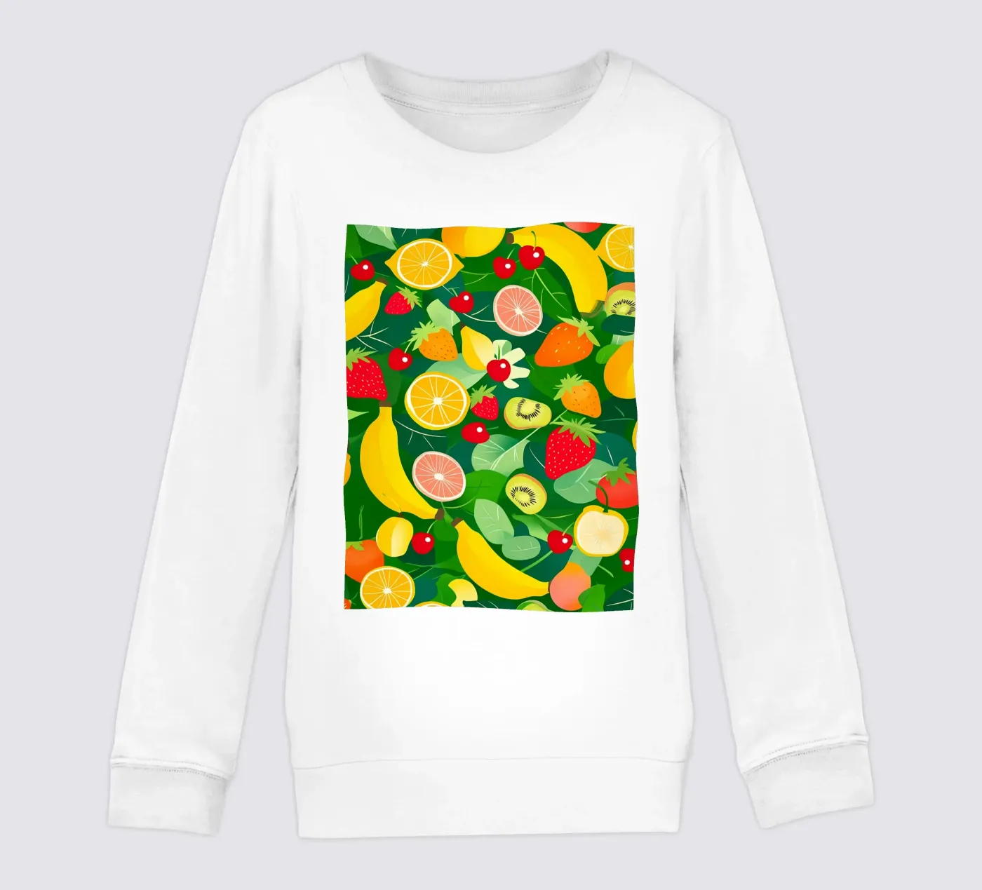 Fruit Pattern kinder sweatshirt van PosterByFly