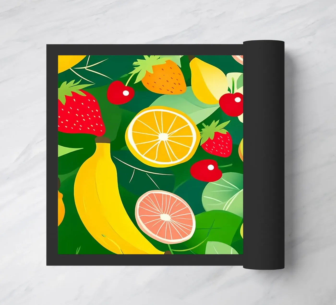Fruit Pattern doormat by PosterByFly