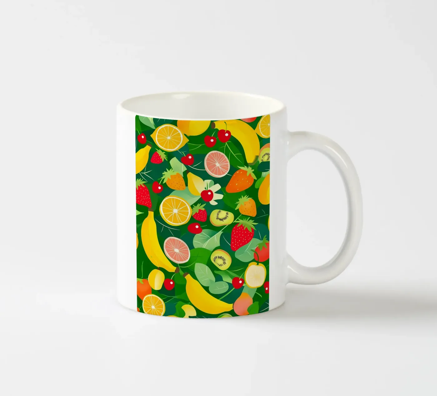 Fruit Pattern keramische mok van PosterByFly