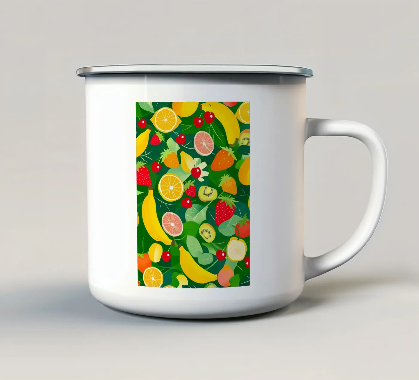 Modello di frutta tazza in smalto da PosterByFly