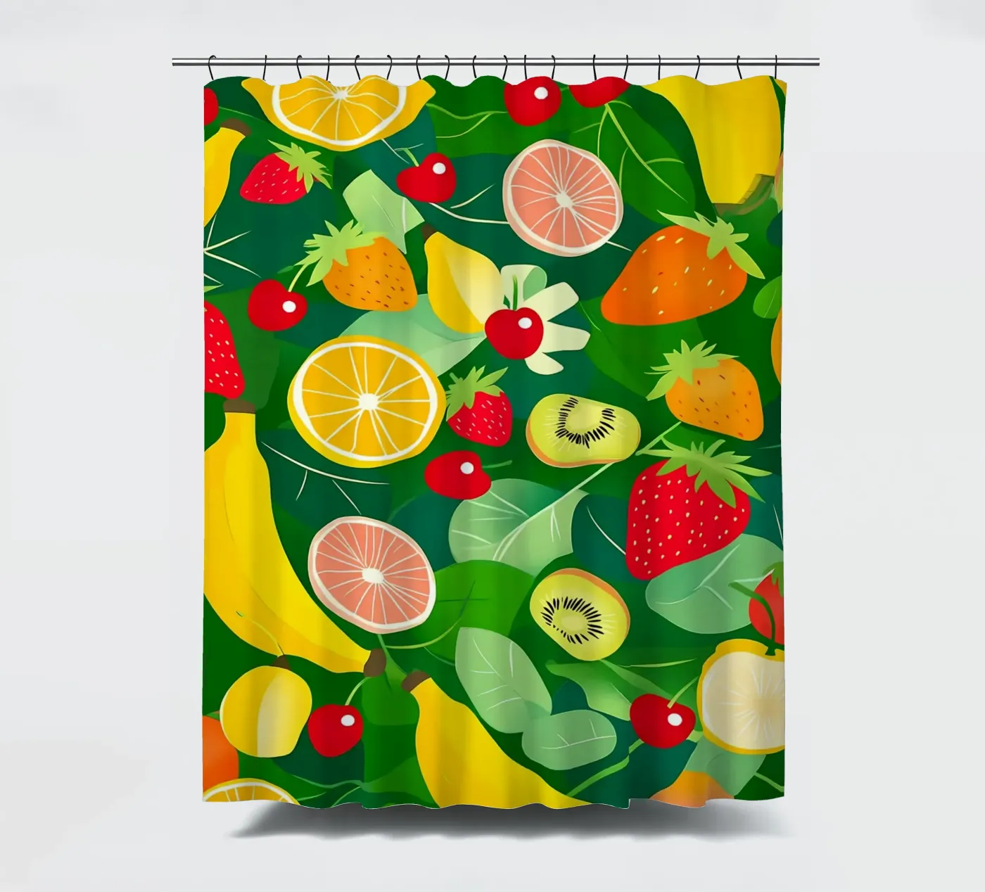 Obst-Muster Duschvorhang von PosterByFly