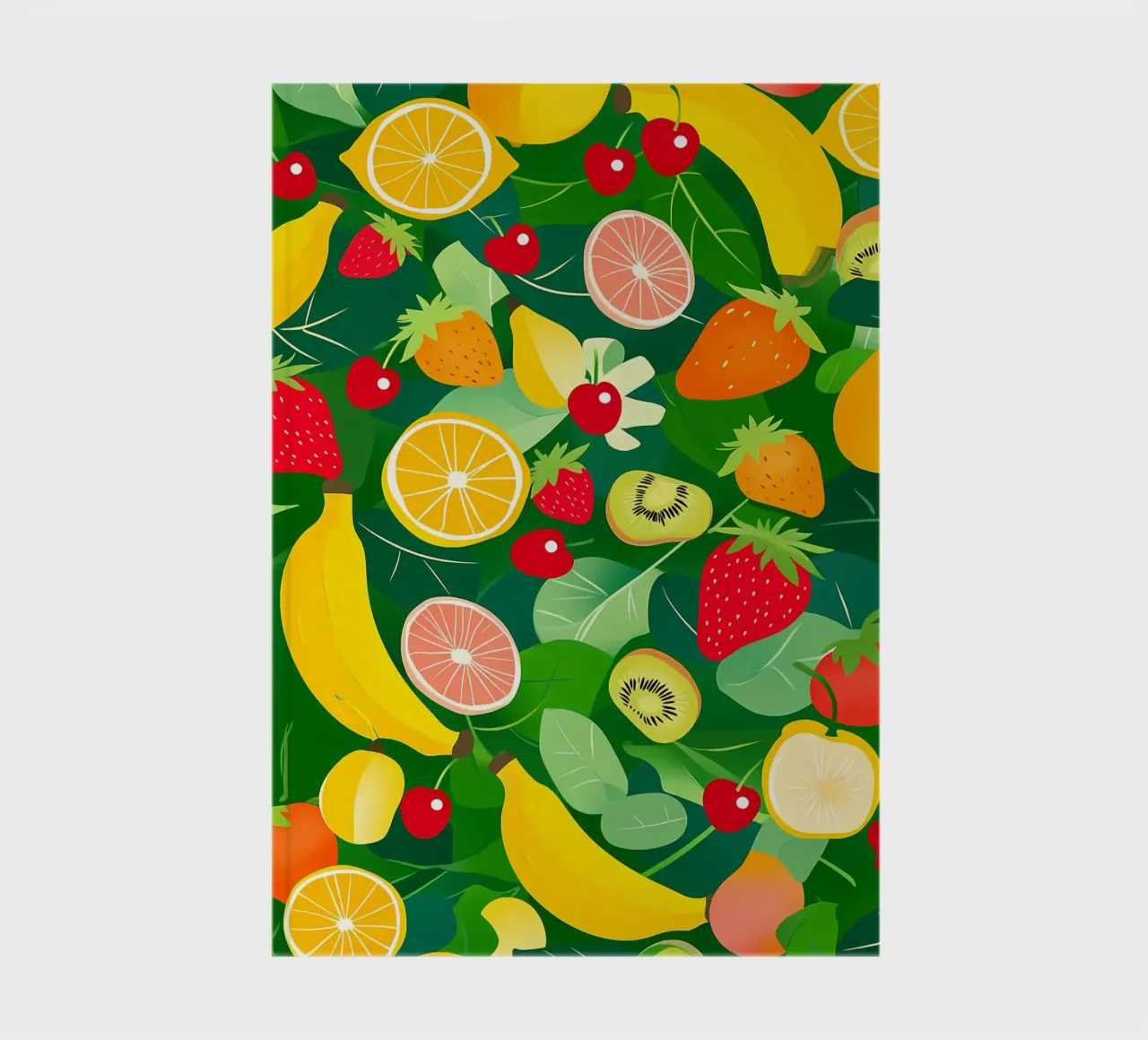 Fruit Pattern notebook by PosterByFly