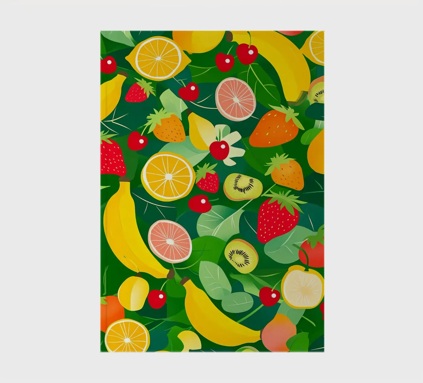 Fruit Pattern Notizbuch von PosterByFly
