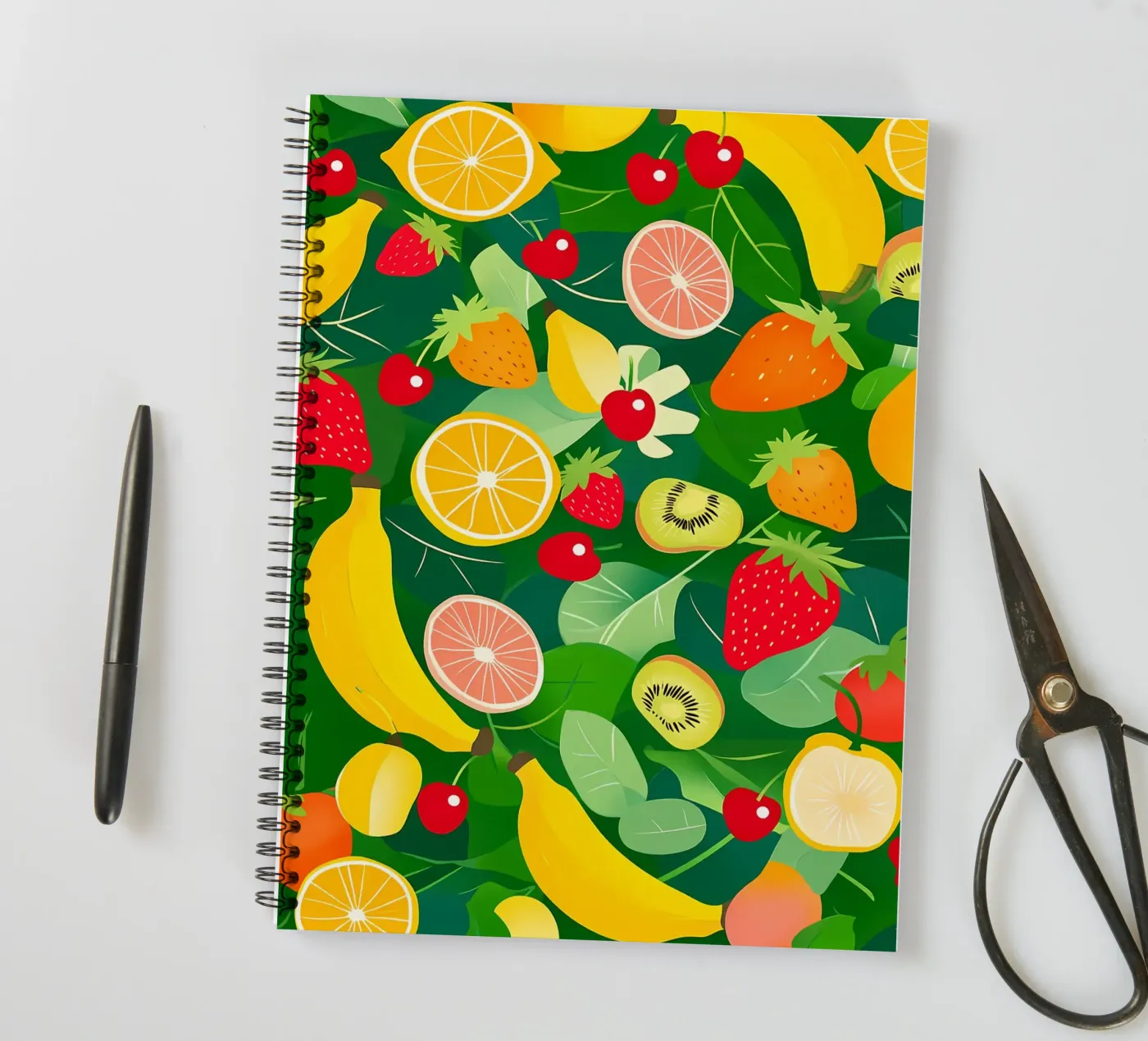Fruit Pattern Ringbuch von PosterByFly
