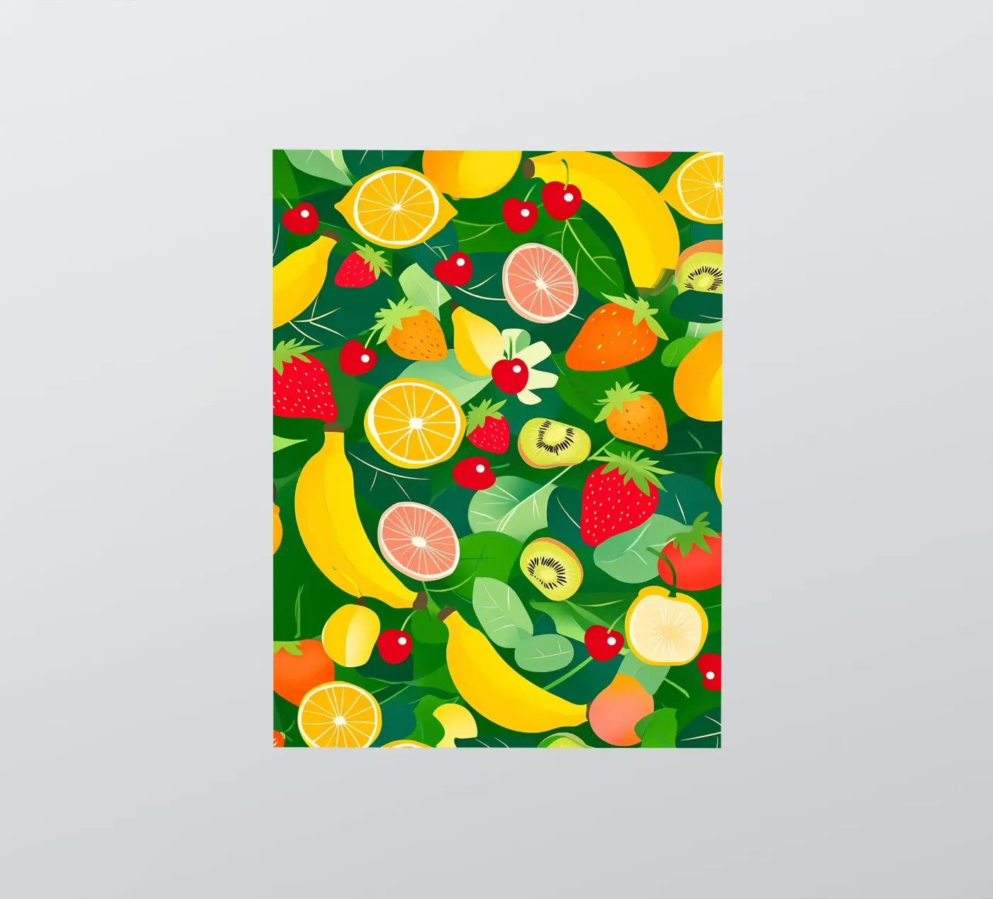 Fruit Pattern sticker van PosterByFly