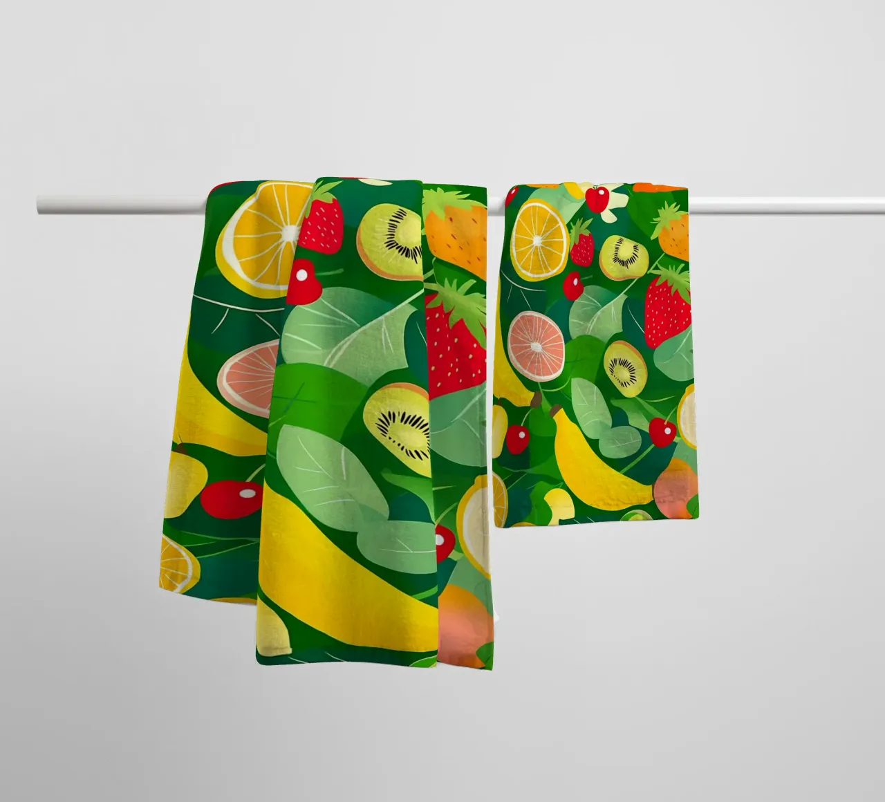 Modello di frutta asciugamano da bagno da PosterByFly