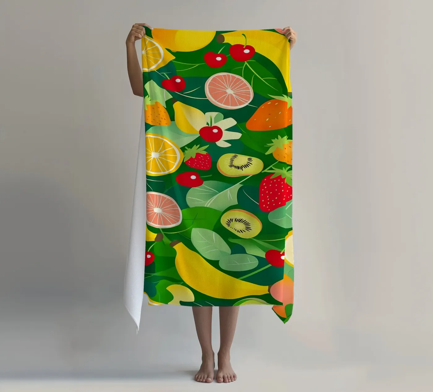 Fruit Pattern strandhanddoek van PosterByFly