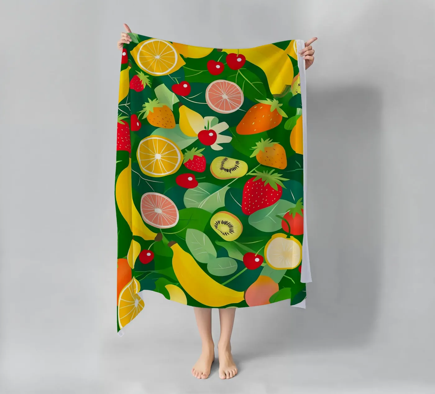 Fruit Pattern serviette de plage de PosterByFly