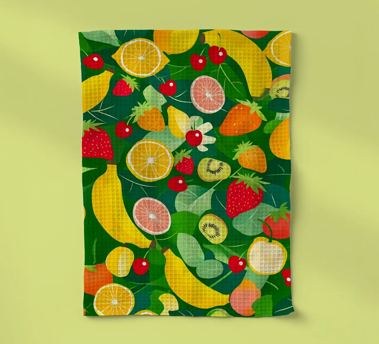 Fruit Pattern tea towel by PosterByFly