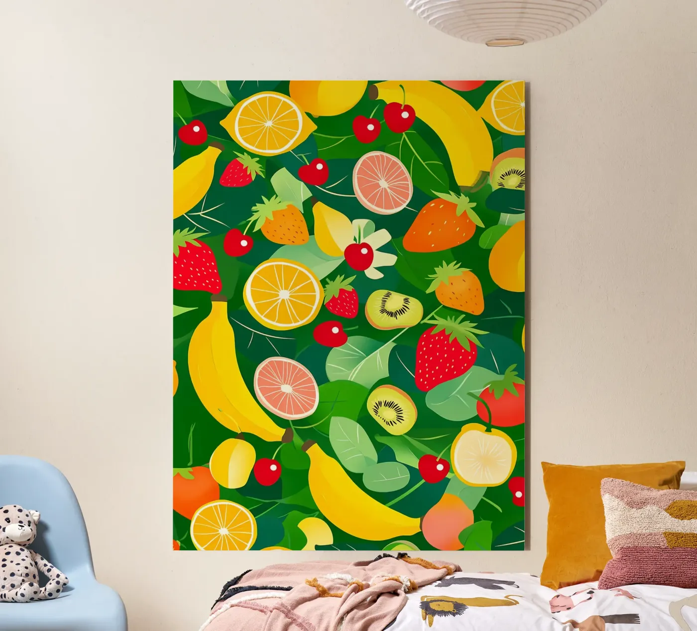Fruit Pattern forex-plaat van PosterByFly