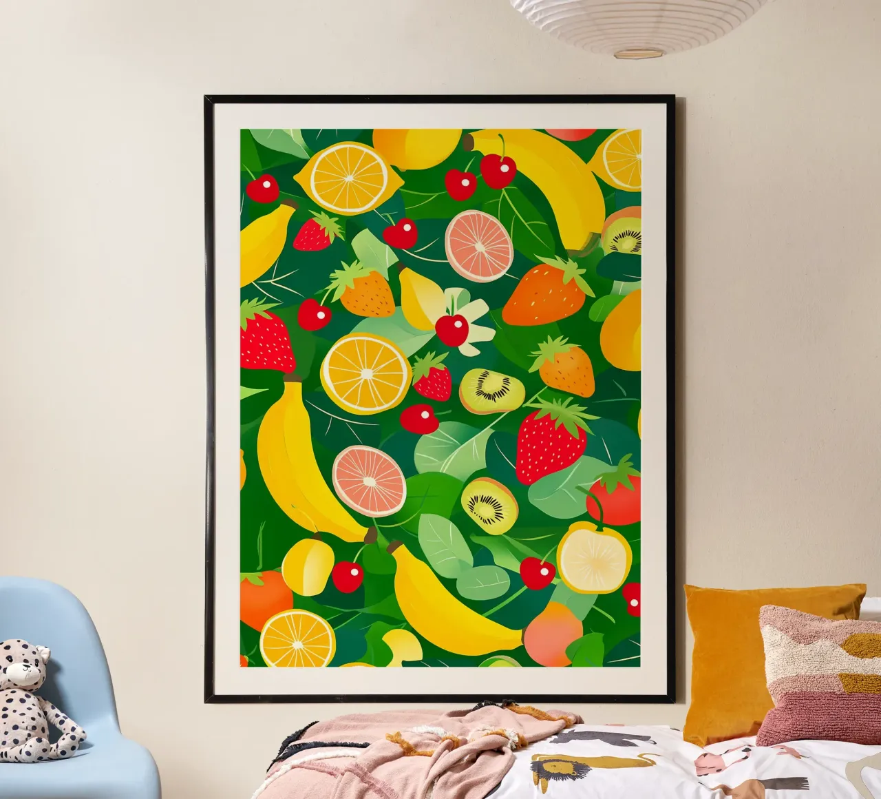 Modello di frutta carta hahnemühle da PosterByFly