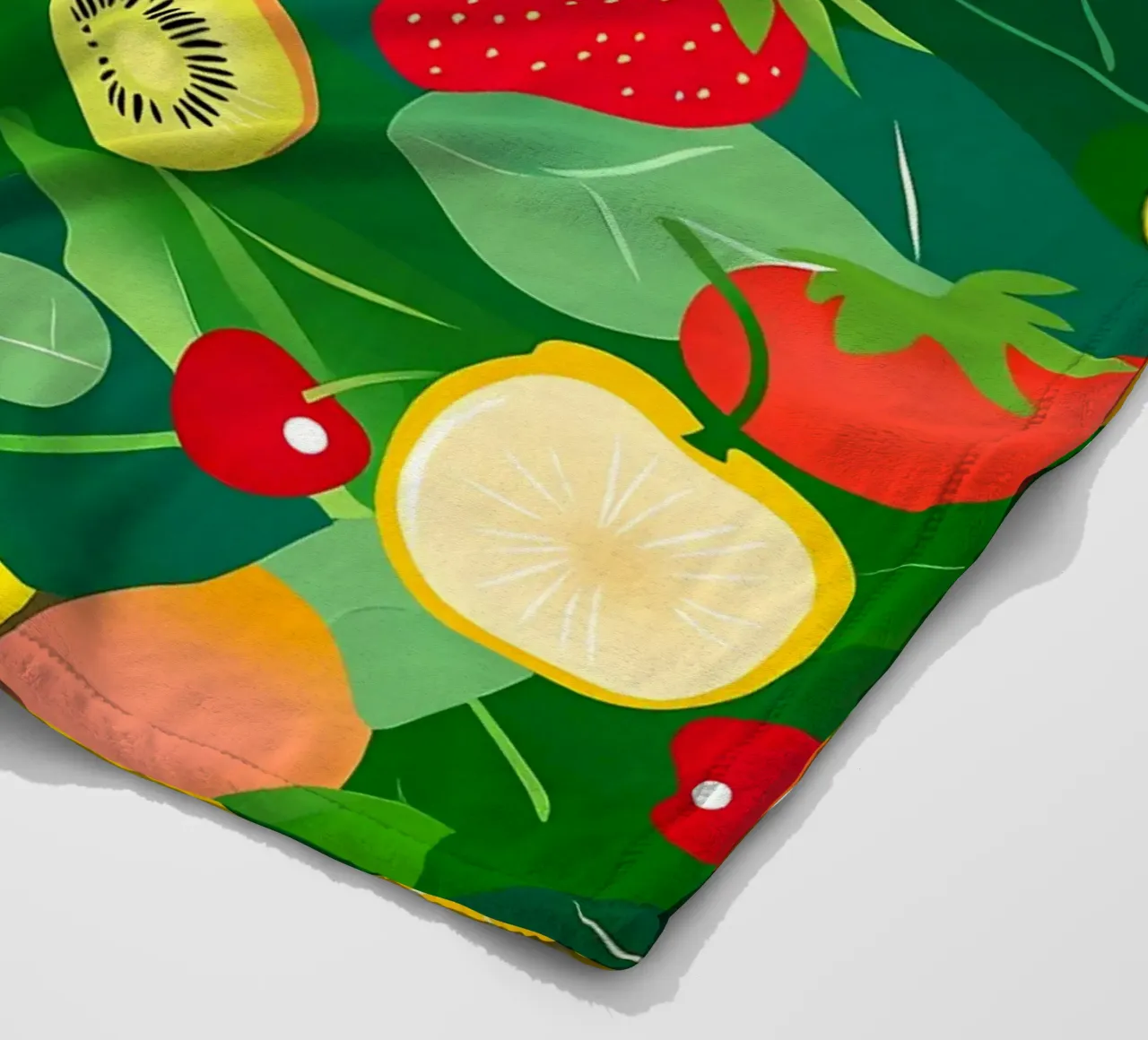 Fruit Pattern fleecedeken van PosterByFly