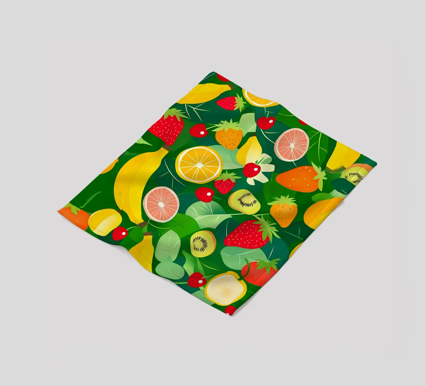 Fruit Pattern fleece blanket by PosterByFly