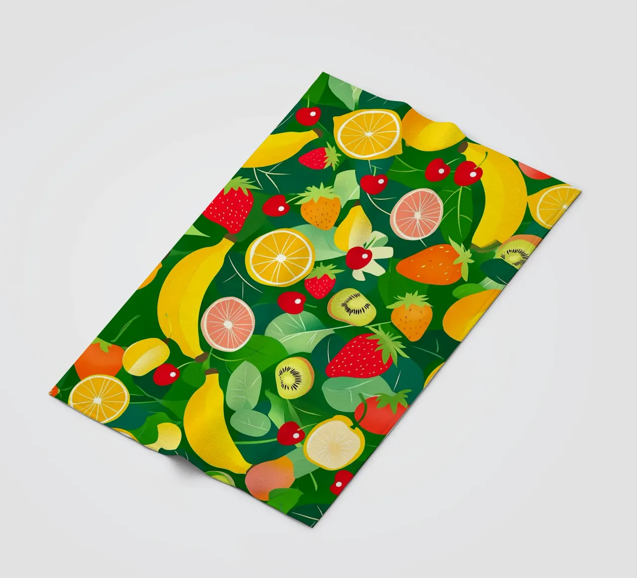 Fruit Pattern fleecedeken van PosterByFly