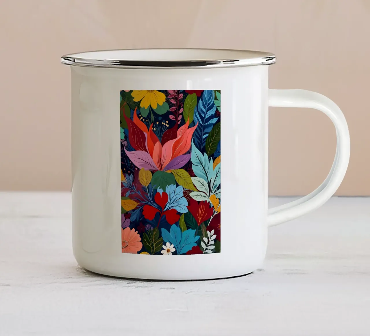 Intrecciati tazza in smalto da PosterByFly