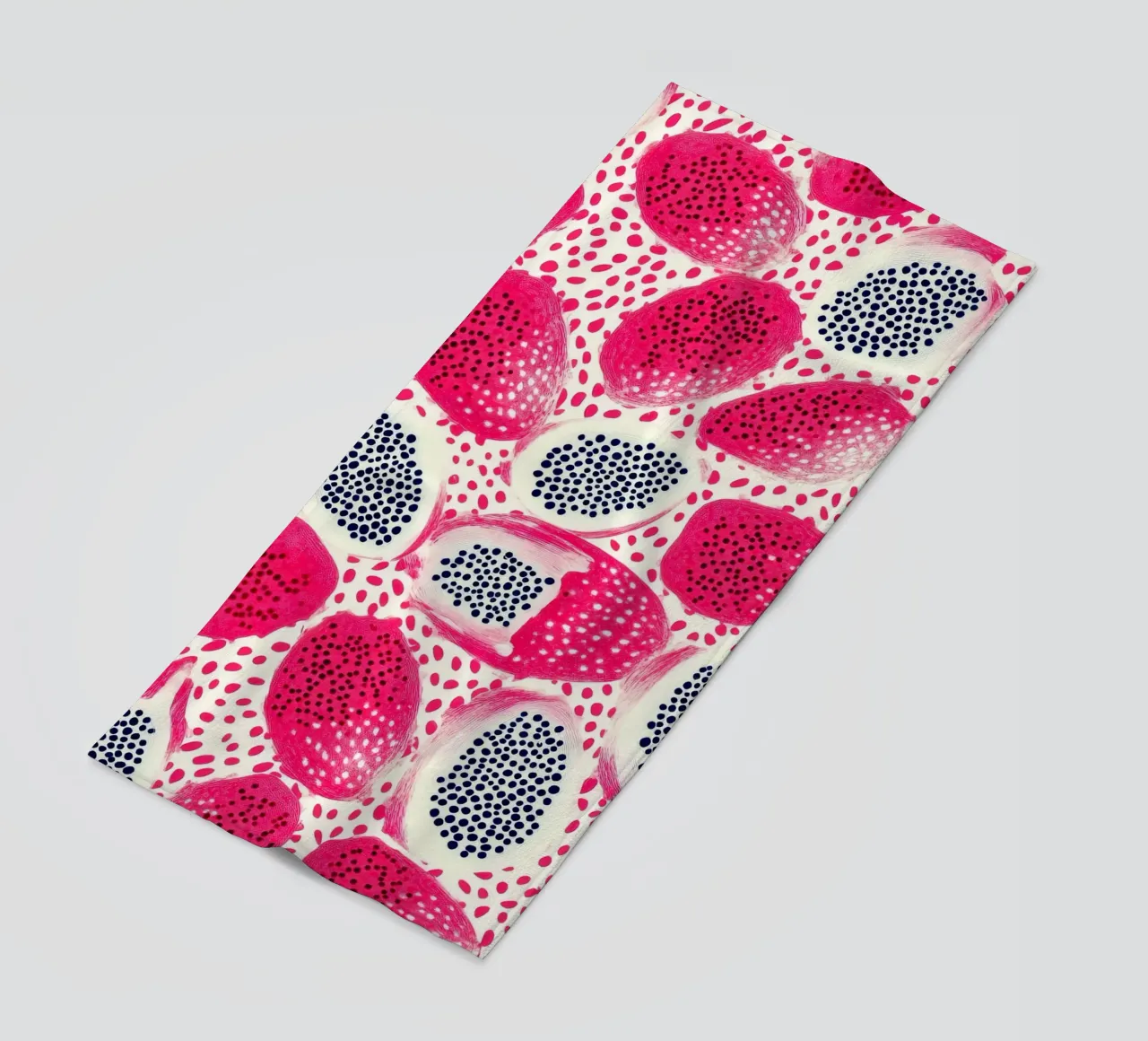 Motivo del frutto del drago rosa telo mare da PosterByFly