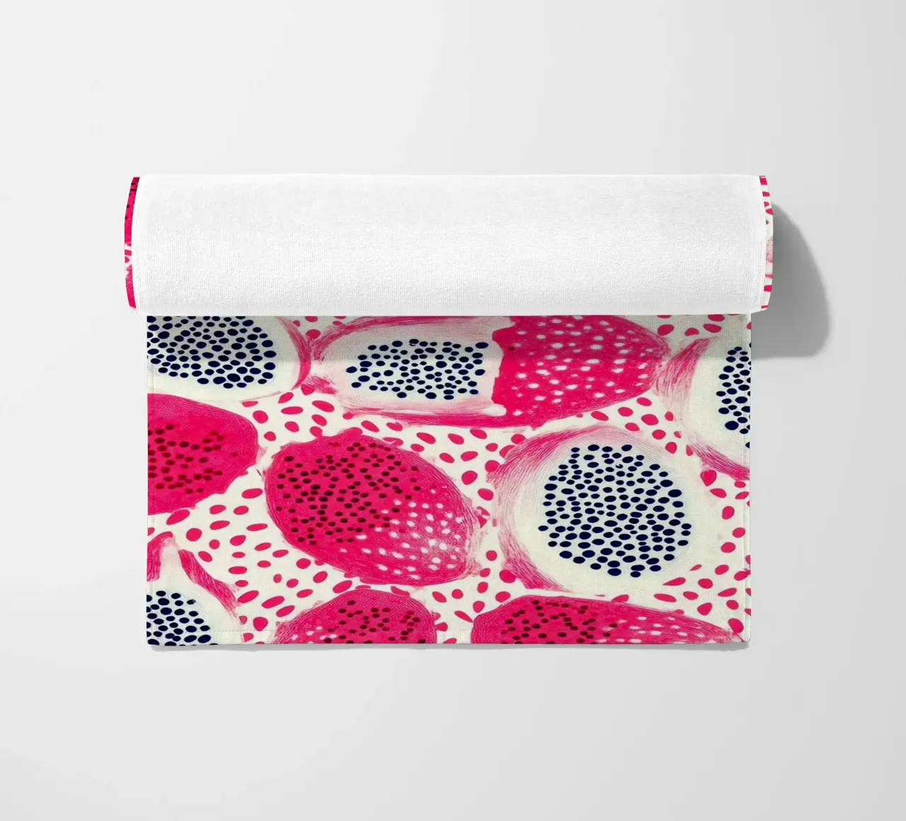 Motivo del frutto del drago rosa telo mare da PosterByFly