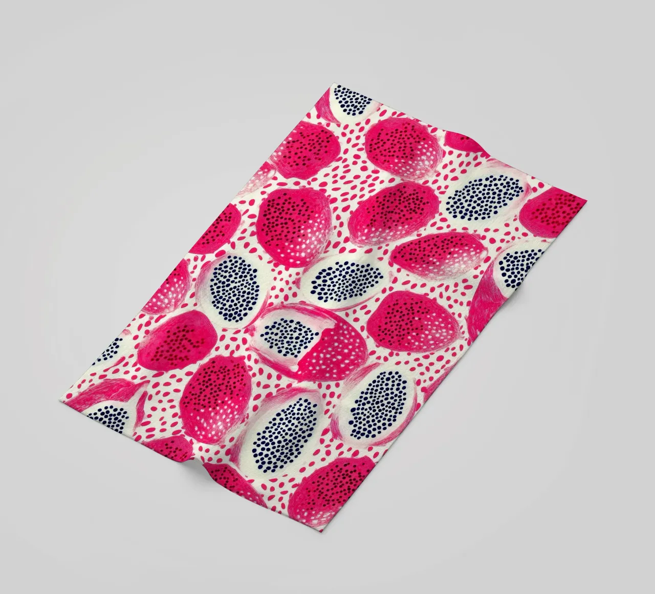 Motivo del frutto del drago rosa telo mare da PosterByFly