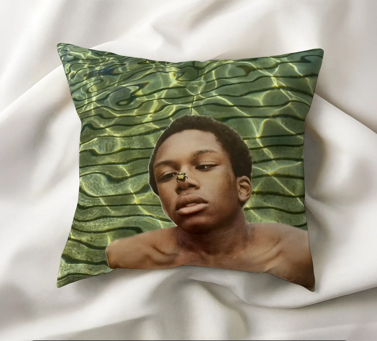 Lucky beetle decorative cushion by dekonstruktiv