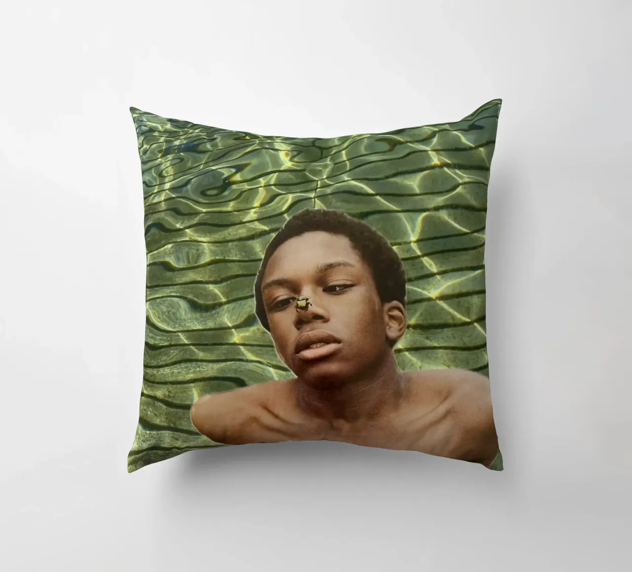 Lucky beetle decorative cushion by dekonstruktiv