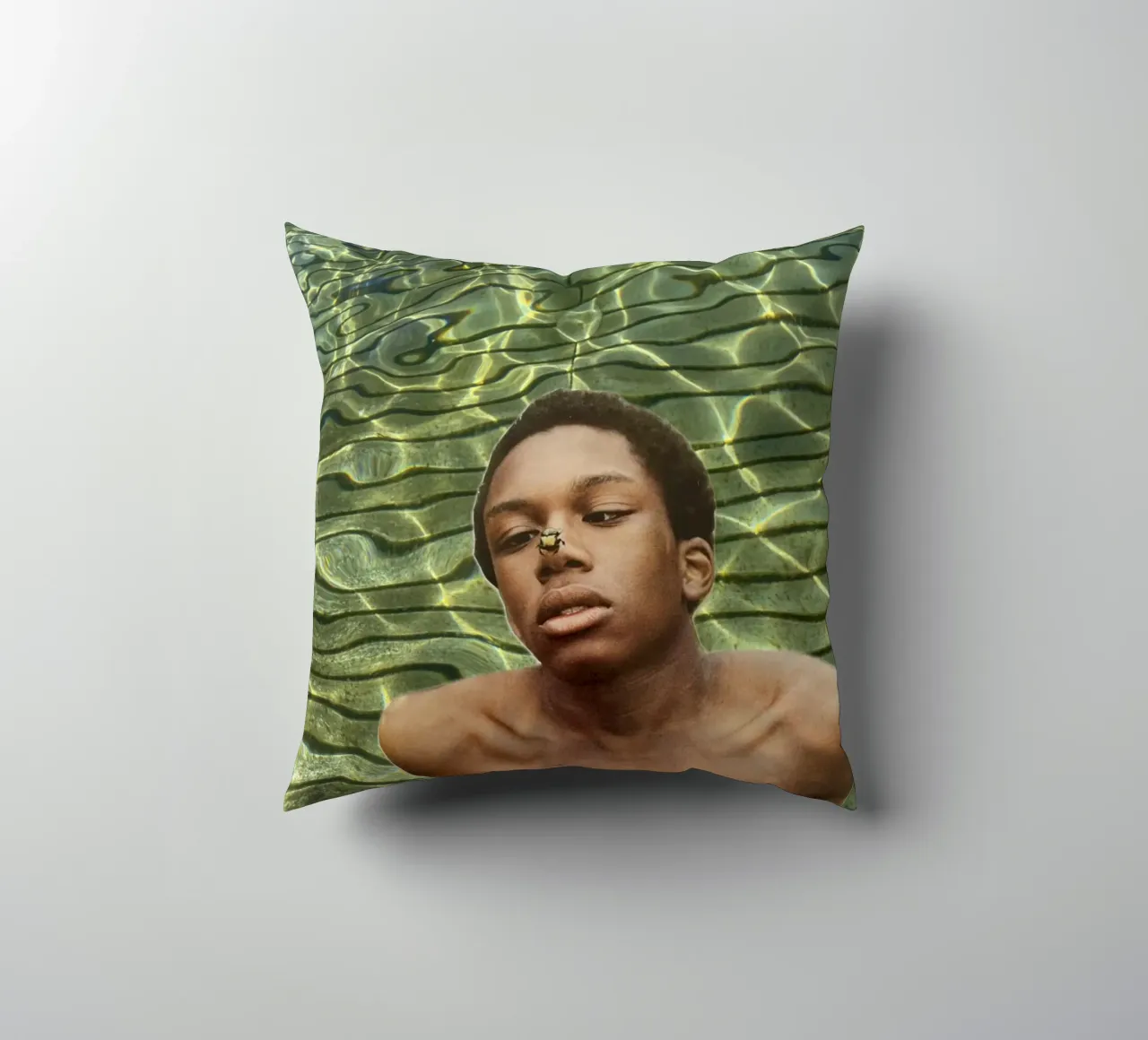 Lucky beetle decorative cushion by dekonstruktiv