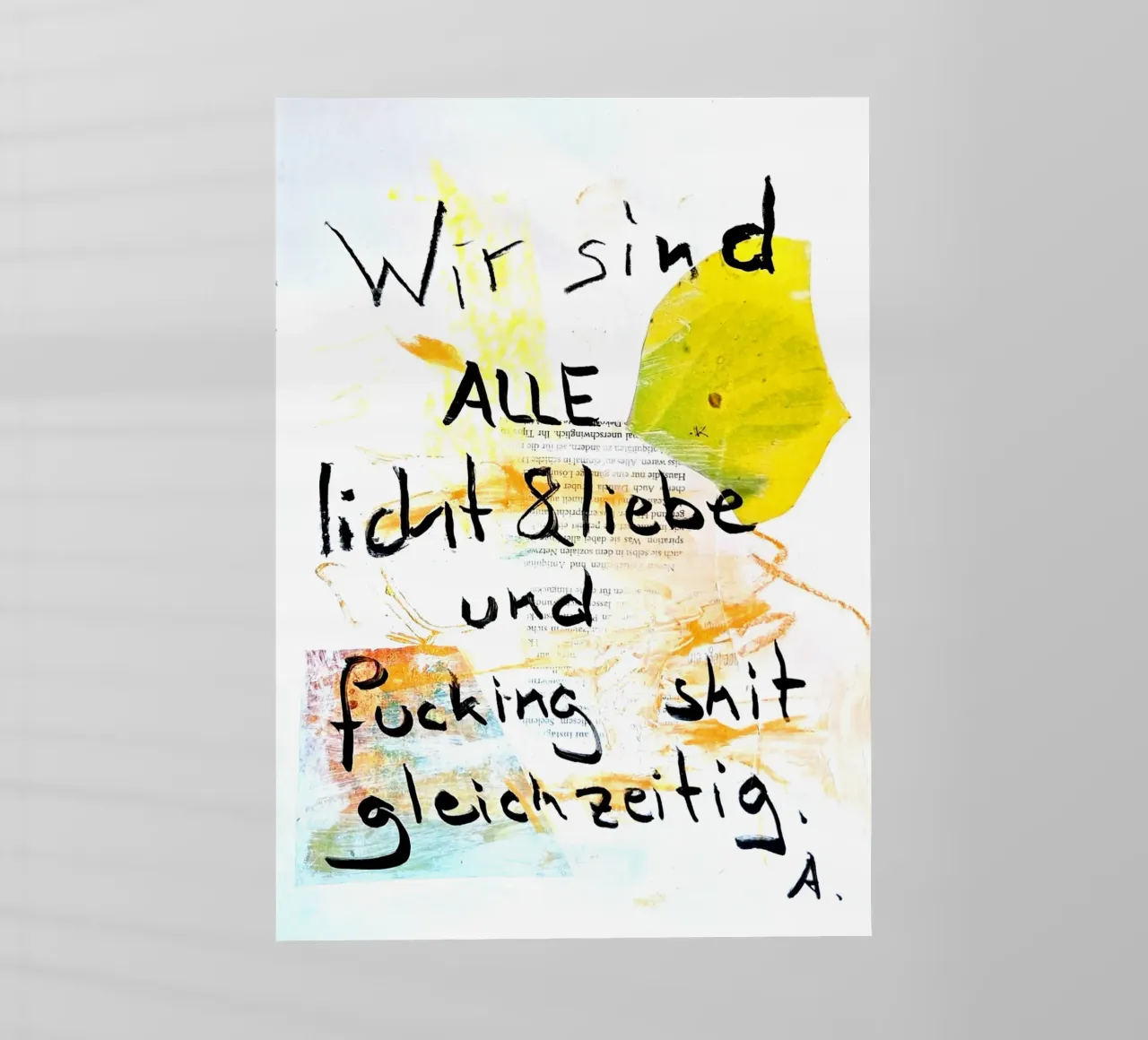 licht&liebe... Backlit Folie von Karin Gritsch