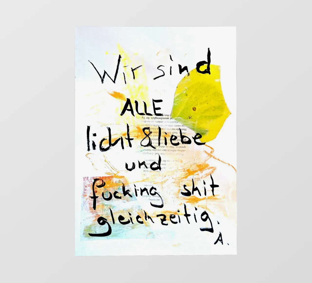 licht&liebe... telo in pvc da Karin Gritsch