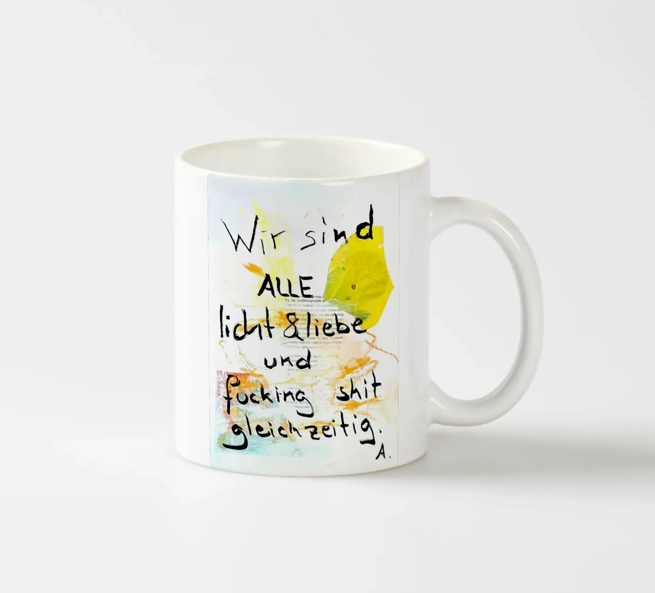licht&liebe... tazza in ceramica da Karin Gritsch