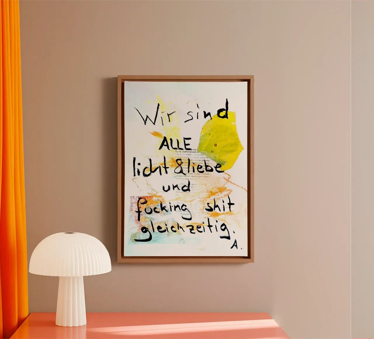 licht&liebe... canvas van Karin Gritsch