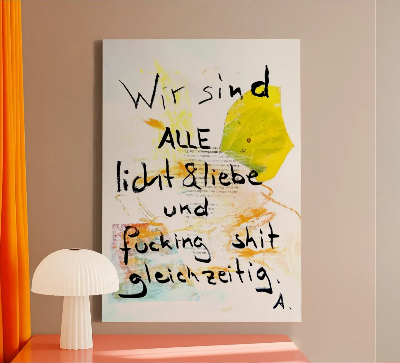 licht&liebe... canvas van Karin Gritsch