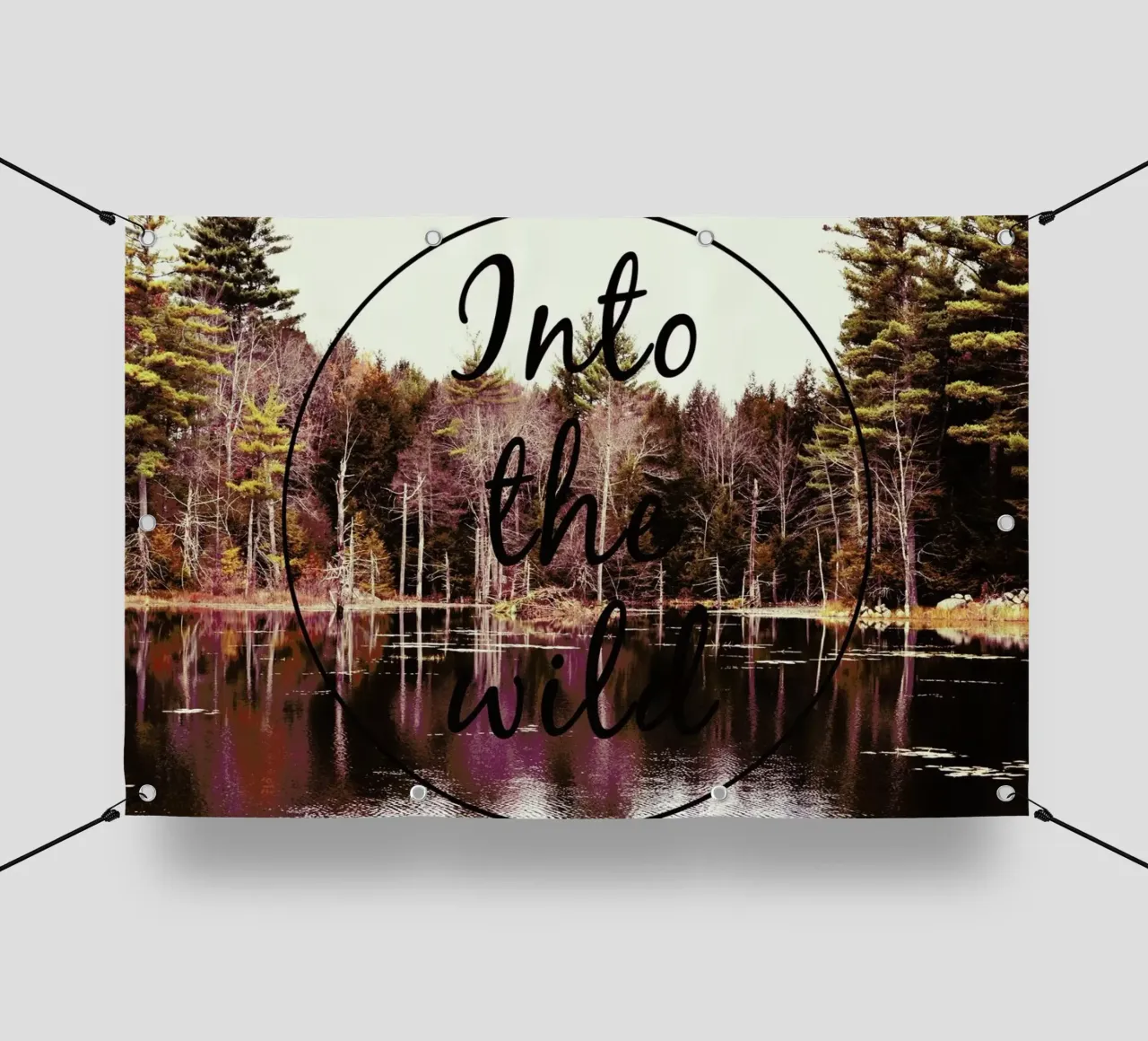 Into the wild telo in pvc da Vintage Skies