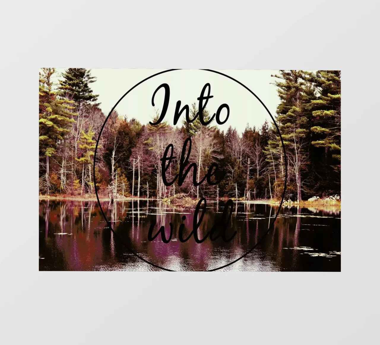 Into the wild telo in pvc da Vintage Skies
