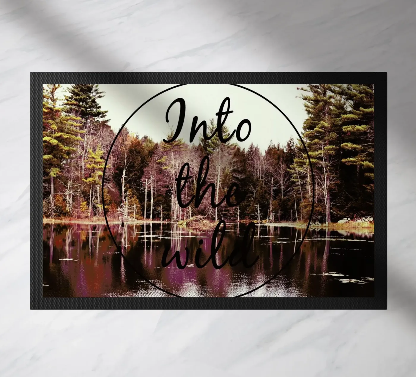 Into the wild deurmat van Vintage Skies