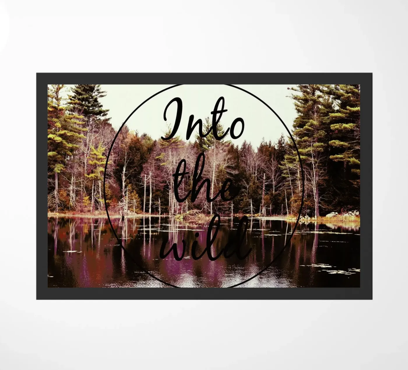 Into the wild deurmat van Vintage Skies