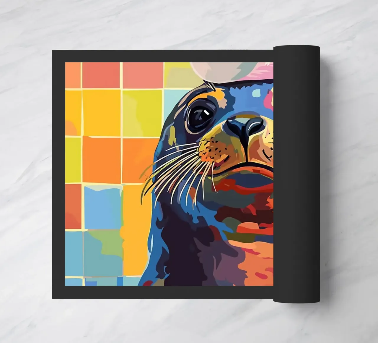 Sigillo colorato con cappello di carta igienica zerbino da JoyWalkerShop