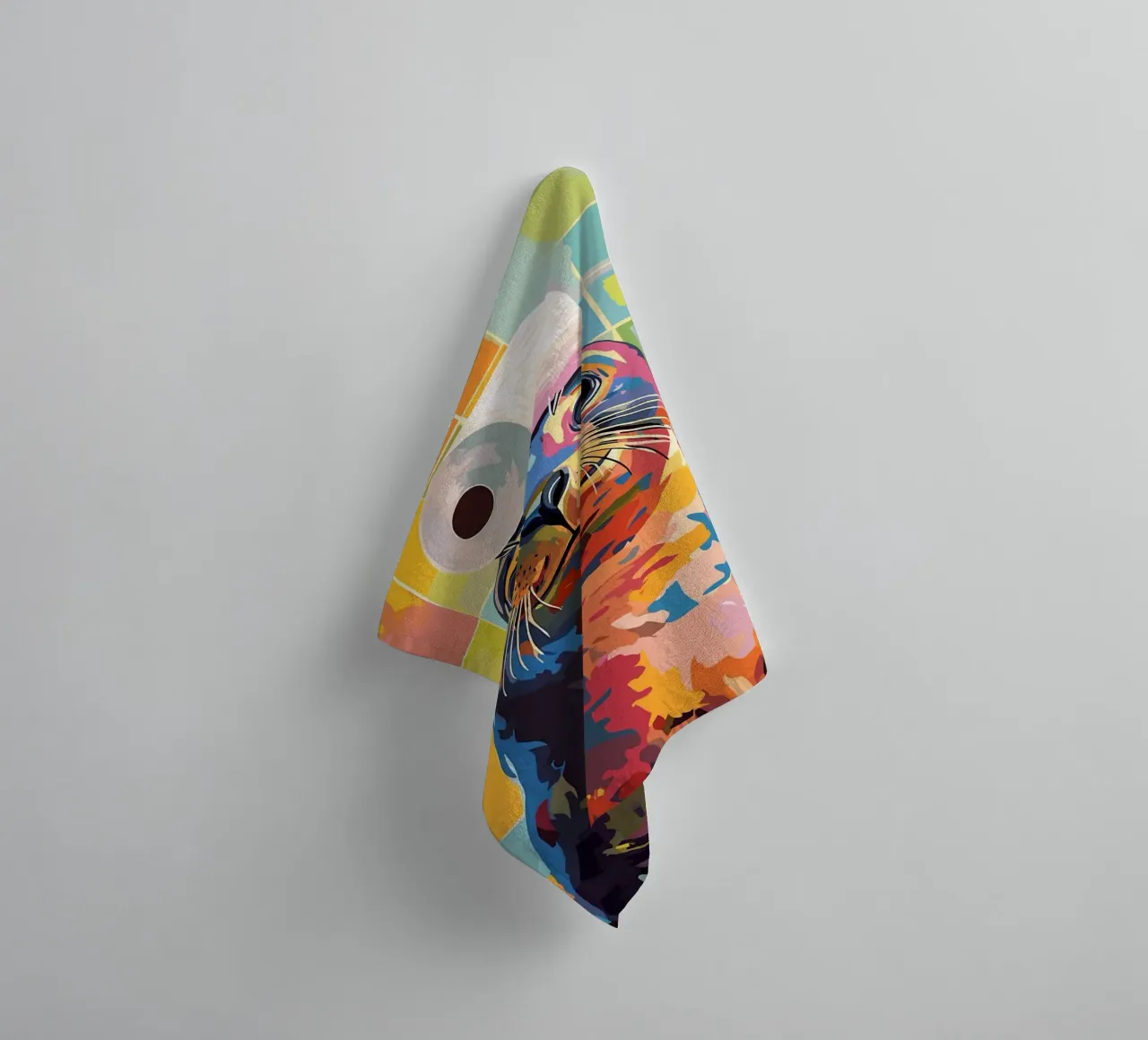 Sigillo colorato con cappello di carta igienica asciugamano da bagno da JoyWalkerShop