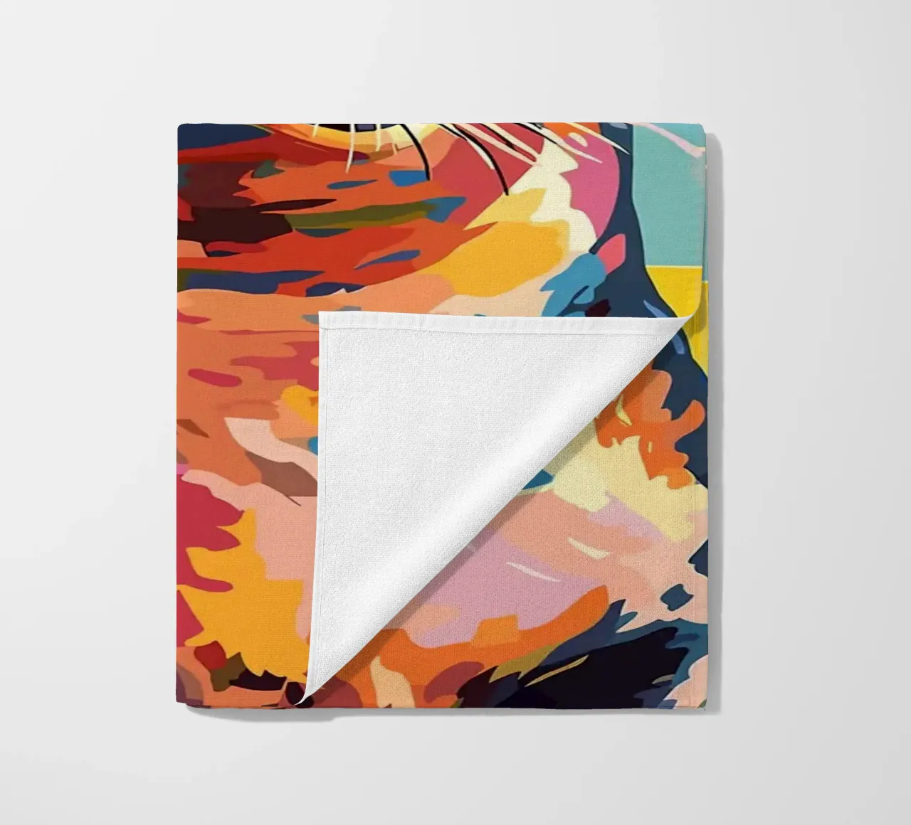 Sigillo colorato con cappello di carta igienica telo mare da JoyWalkerShop