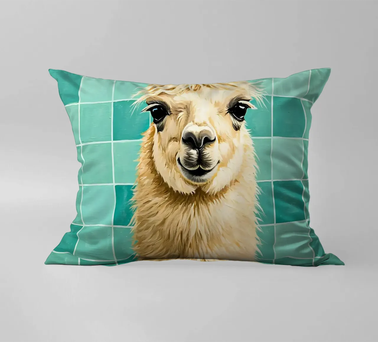 Lama con carta igienica in testa cuscino da JoyWalkerShop