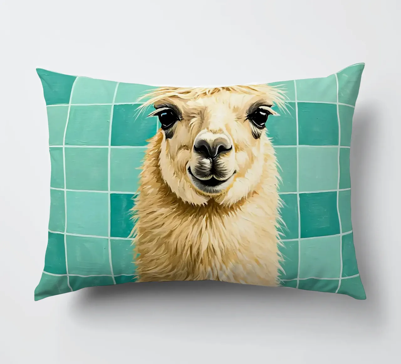 Lama con carta igienica in testa cuscino da JoyWalkerShop