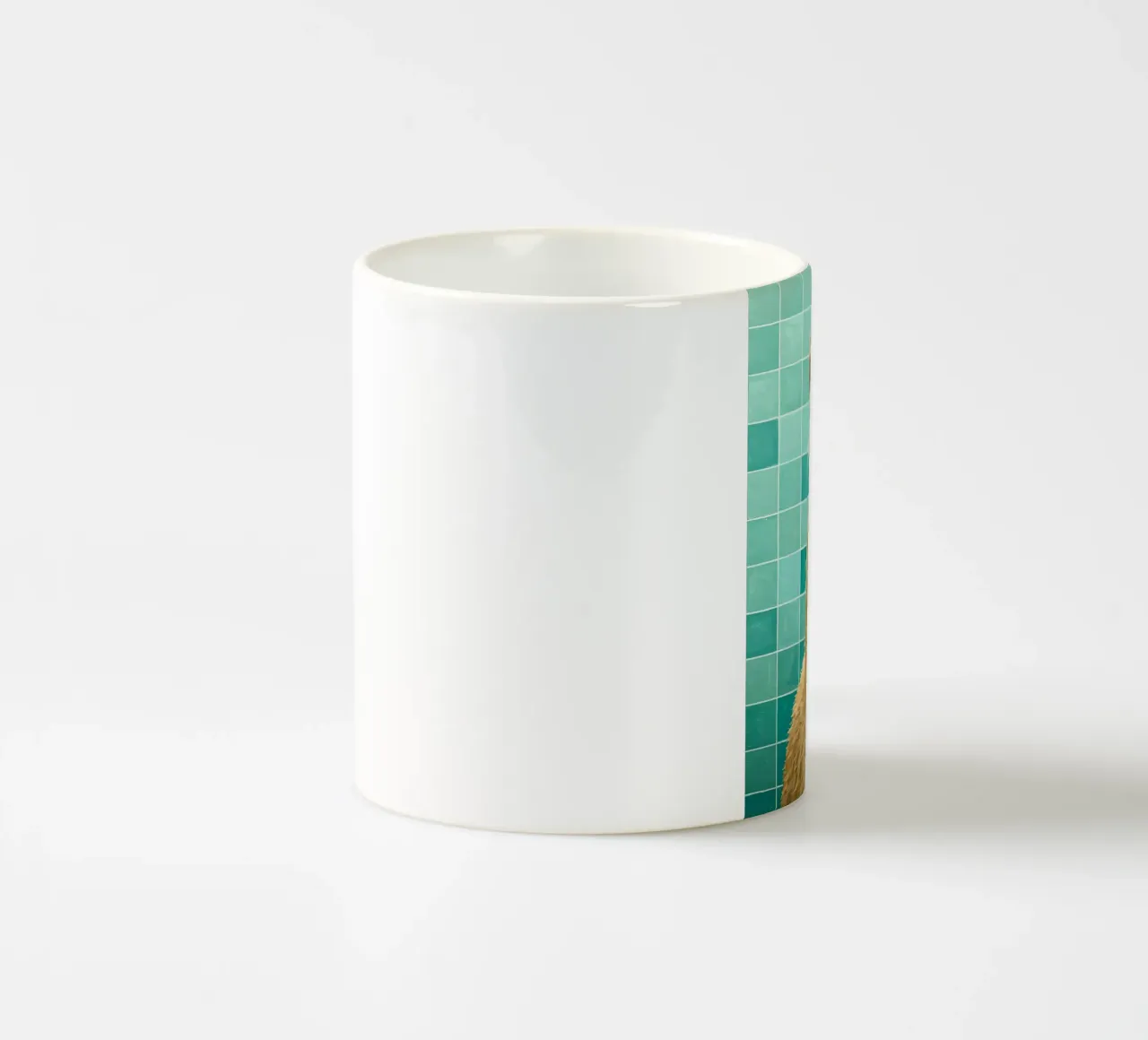 Lama con carta igienica in testa tazza in ceramica da JoyWalkerShop