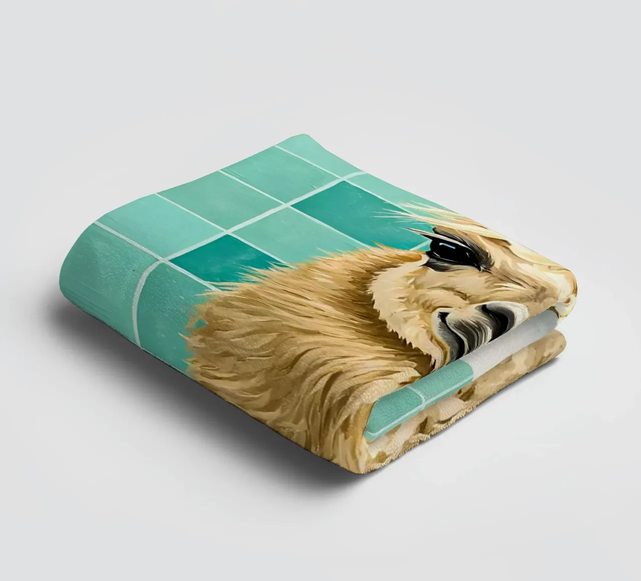 Lama con carta igienica in testa asciugamano da bagno da JoyWalkerShop