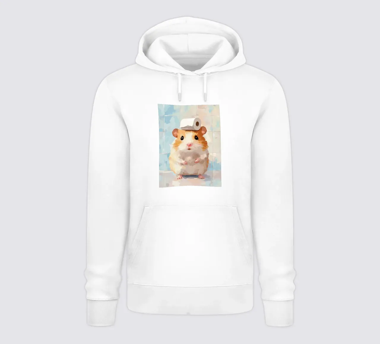 Criceto con carta igienica in testa felpa con cappuccio da JoyWalkerShop