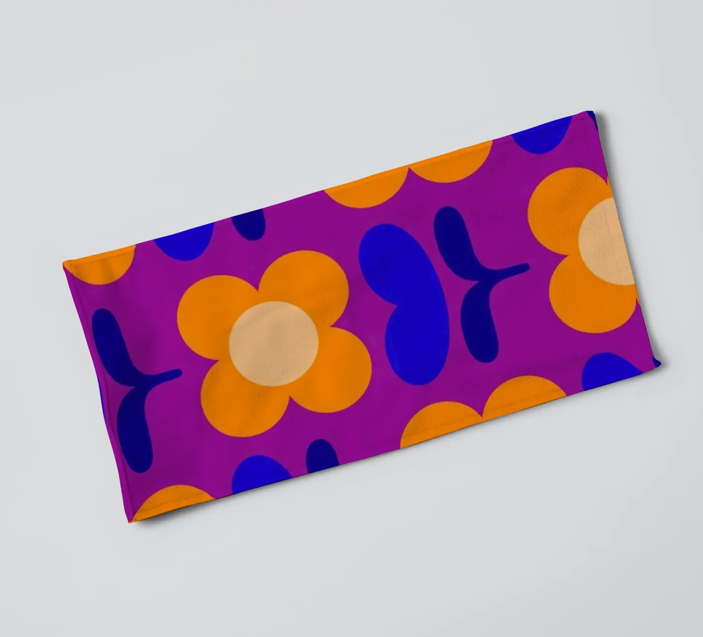blümt badhanddoek van fummelhummel