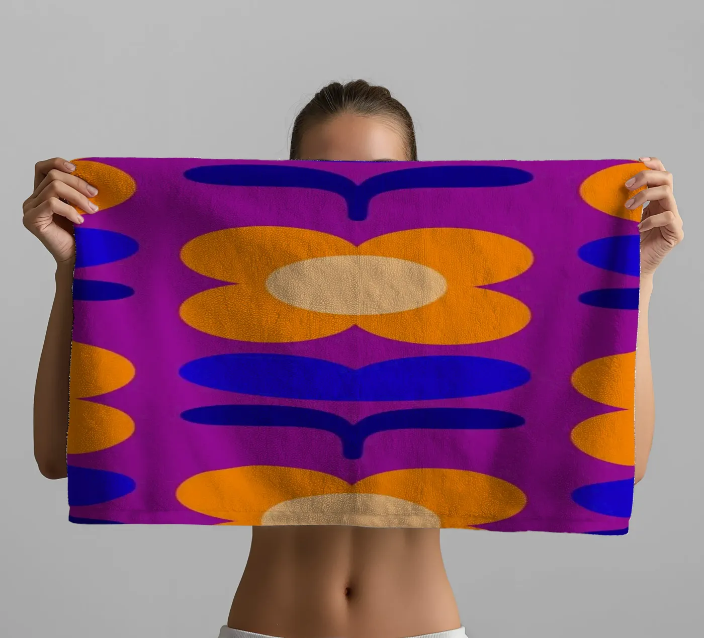 blümt badhanddoek van fummelhummel